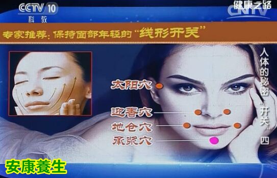 健康之路20160811视频笔记:赵宏、人体的秘密开关4、针刺疗法去色斑
