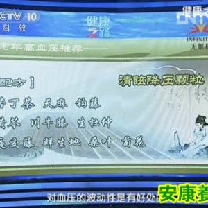 《健康之路》20130810视频:张京春讲老年高血压,腹式呼吸,杜仲