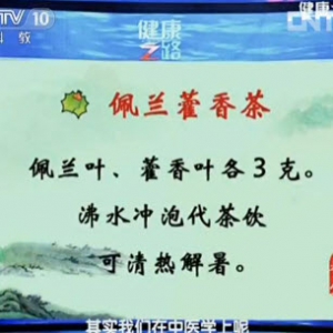 《健康之路》视频 :罗增刚讲小暑养生 暑湿  水中毒