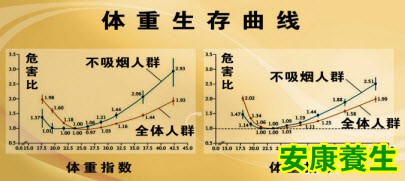 体重生存曲线