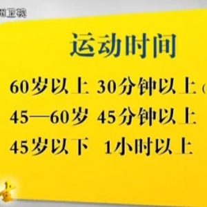 贵州卫视养生20130920视频：向红丁讲控制治疗糖尿病的方法之饮食和运动