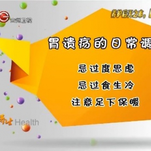 贵州卫视20130814养生视频：刘敏讲胃溃疡和脾虚的症状、治疗其病症的方法
