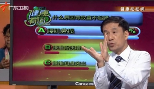 健康有道20131108视频:钟士元讲判断和缓解腰肌劳损、易罐和火罐的区别