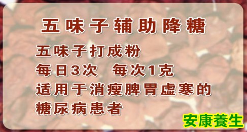 五味子降糖
