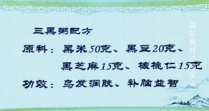 《健康之路》20131227视频和笔记:陈勇讲黑豆,黑米,黑芝麻,乌鸡,补肾