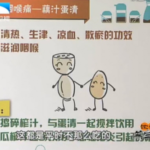 饮食养生汇20140107视频和笔记:张晔讲藕汁蛋清,紫菜蛋花汤,土豆泥枣花蜜,培根土豆卷