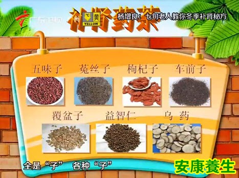 补肾药茶（五子衍宗丸）