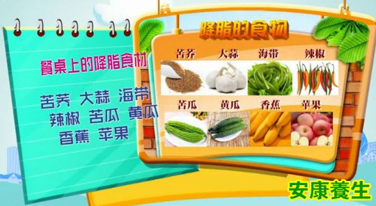 降脂的食物