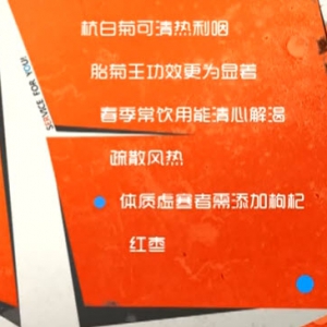 家政女皇20140303视频和笔记:左小霞讲《春季养肝饮菊花》菊花的功效,宫保白菜帮