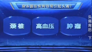《健康之路》20140409视频笔记:罗芳讲《头痛背后(颈源性头痛、高血压头痛)》颈椎保健操