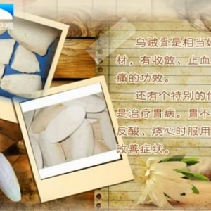 饮食养生汇20140410视频笔记:张冰讲《厨房边角料的健康妙用(二)》乌贼骨,葱白,生姜皮, ...