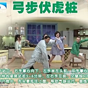 饮食养生汇20140508视频和笔记:芦春讲《老年人的太极养生方》弓步伏虎桩,三体式桩