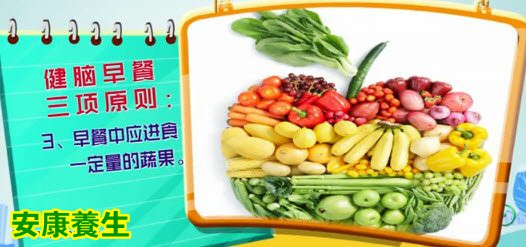 合理的早餐应该有丰富的碳水化合物、优质的蛋白质、一定量的蔬果