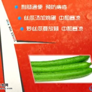 20140809家政女皇视频和笔记:丝瓜的功效与作用,丝瓜皮的功效,炸鸡的做法
