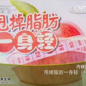 20140814《健康之路》常翠青讲甩掉脂肪一身轻（1）适度运动时间表