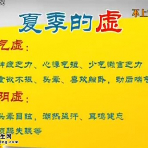 20140813贵州卫视养生视频和笔记：李智讲夏季固肾养精参,西洋参和阿胶的益补方法