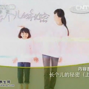20140818《健康之路》视频和笔记:罗冬梅讲长个儿的秘密(上)、孩子身高的预测
