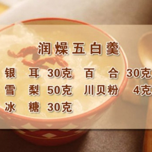 20141004《养生堂》视频和笔记:名老中医话秋养-理肺,周平安讲解决秋燥的方案,润燥五白羹