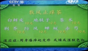 20141004《健康之路》陈勇讲银冬茶,清热利咽茶,风火牙痛茶,秋梨柿饼代茶饮,散风止痒茶