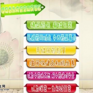 饮食养生汇20141029视频和笔记:冀连梅讲儿童用药的误区、宝宝补钙误区