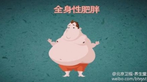 《养生堂》20141109视频笔记:李建平讲减肥一斤、健康十年、肥胖与疾病关系