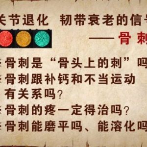 《养生堂》20141218视频和笔记:王朝鲁讲骨刺是骨头上的刺吗 什么是关节和韧带的逆龄生长