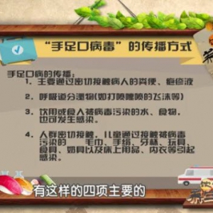 饮食养生汇20150217视频和笔记:手足口病的主要症状 手足口病的误区 手足口病的预防