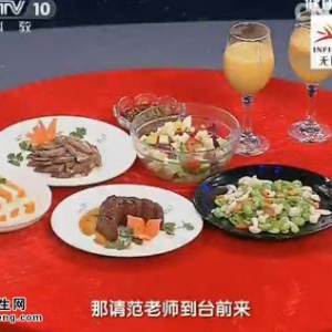 《健康之路》20150219视频和笔记:凉菜怎么巧调汁 澥芝麻酱的方法 芒果玉米汁的制作方法