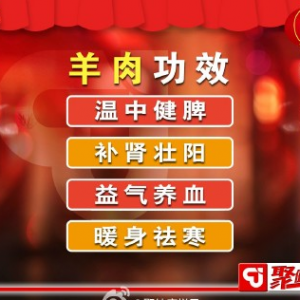 聚健康20150227视频和笔记:羊肉的功效 如何判断自己是否适合吃羊肉
