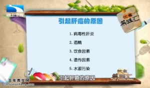 饮食养生汇20150326视频和笔记:肝癌的发病诱因 肝癌的前期表现 如何预防肝癌