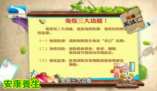 饮食养生汇20150422视频和笔记:免疫的功能 白癜风的诱因 超敏反应
