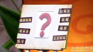 《养生堂》20150923:张萍讲《防癌先防痰—1》