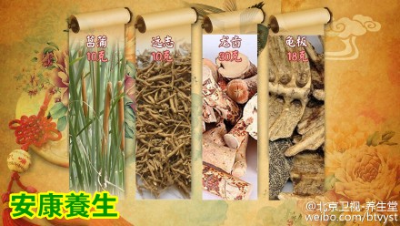 孔圣枕中丹配方