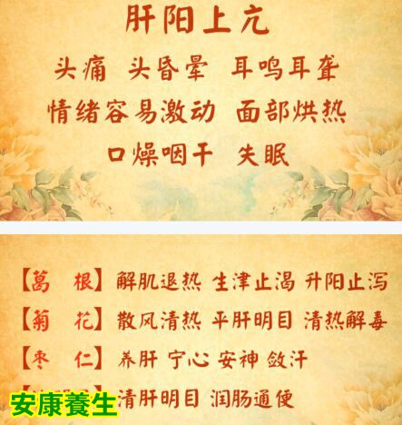 肝阳上亢的症状及调理