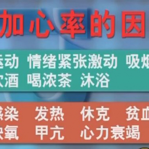 甘肃卫视20160330聚健康：《健康从“心”开始（3）》正常的心率范围、心律失常的表现