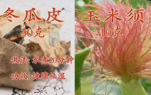 《健康之路》20160801视频笔记:于振宣、冬瓜皮玉米须、陈皮茯苓卷、干姜党参
