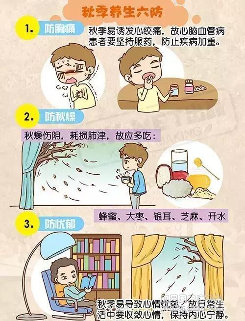 秋季养生六防