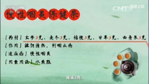 《健康之路》20161021：麦冬、桔梗、连翘的药用功效、慢性咽炎保健茶