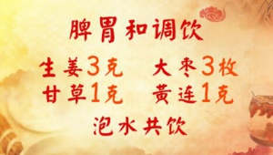 《养生堂》20170428赵田雍《和法调脾胃》七宝养和散、脾胃和调饮
