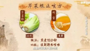 《健康之路》20181225芹菜根止咳方,三根汤,香菜根退疹方,茴香根止胃痛方