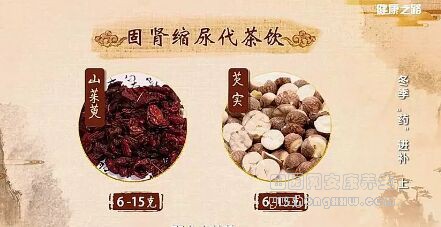 固肾缩尿代茶饮