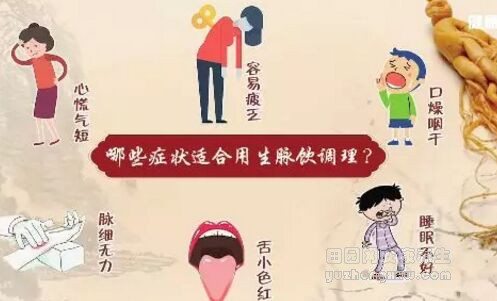 哪些症状适合用生脉饮调理
