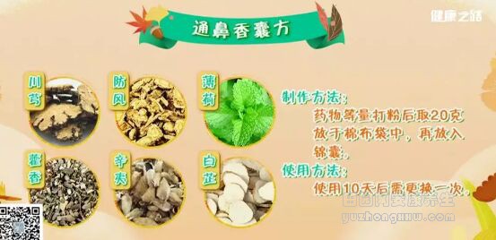 《健康之路》20190916通鼻香囊方,荨麻疹治疗方,二陈贴敷方,