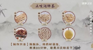 敬老方,肾病,固肾八宝粥,止咳润肺茶,补肾健脾