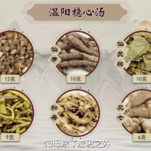 中医补足心阳、肾阳的方法,温阳稳心汤,失眠药枕