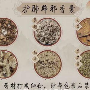 护肺辟邪中药口罩的制作方法,护肺辟邪香囊的制作方法